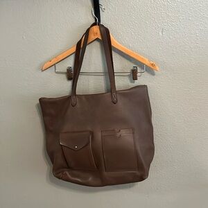 Madewell leather tote